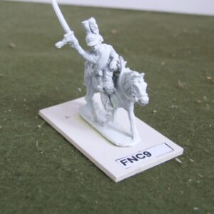 Cuirassier Trumpeter charging.