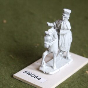 Lancer of the Guard in cloak.
